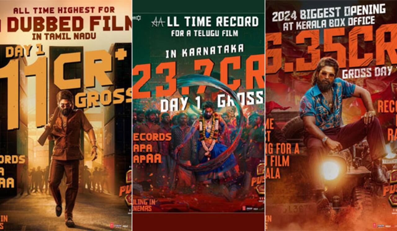 புஷ்பா 2 - முதல் நாளில் தமிழகம், கேரளா, கர்நாடகாவில் சாதனை வசூல்