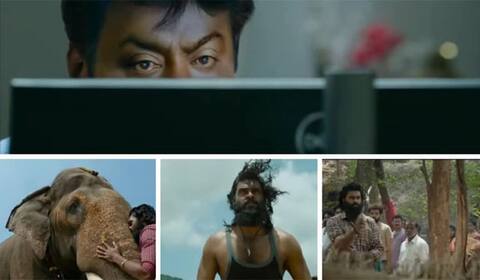 படைதலைவன் படத்தின் டிரைலரில் தனது ஹிட் பாடலுடன் முகம் காட்டிய  விஜயகாந்த்