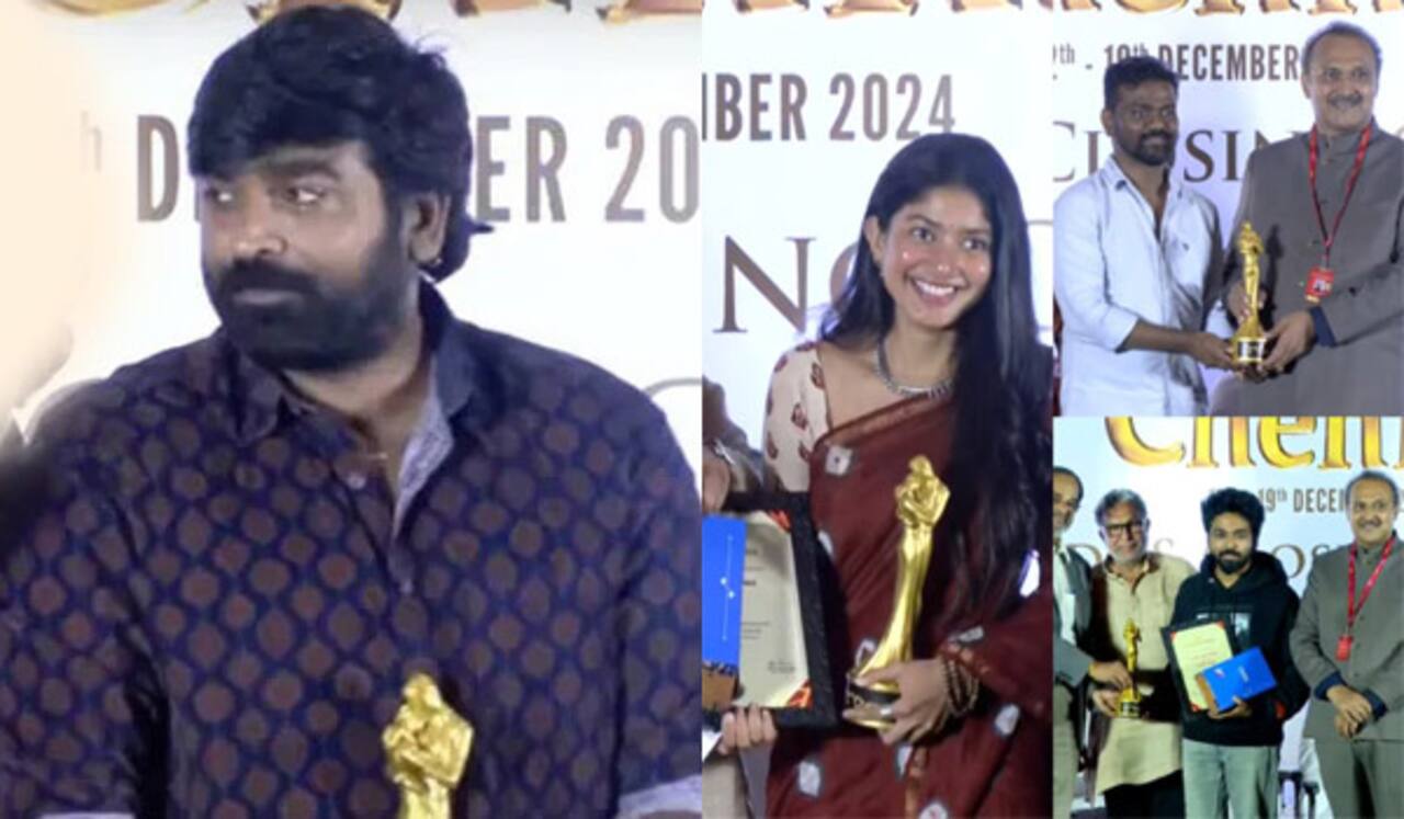சிறந்த நடிகர் விஜய் சேதுபதி, நடிகை சாய் பல்லவி : சென்னை சர்வதேச திரைப்பட விழாவில் விருது
