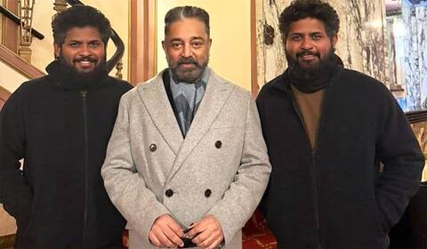 ‛கமல் 237 பட பணிகள் தீவிரம் : சிக்காகோவில் கமலை சந்தித்த அன்பறிவு
