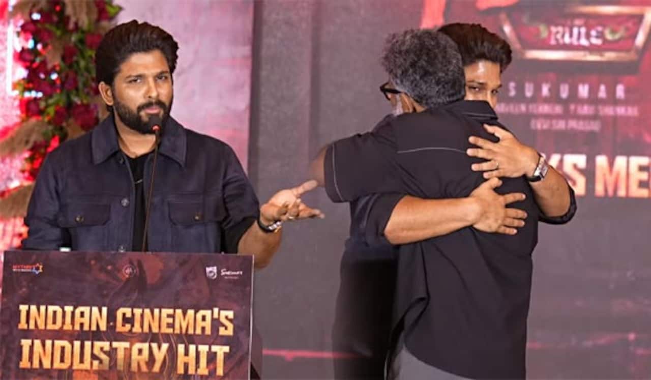 புஷ்பா 2 வெற்றி: அல்லு அர்ஜூன் பேச்சால் நெகிழ்ந்து கண்கலங்கிய சுகுமார்