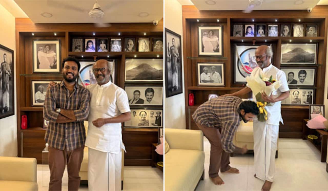 ரஜினிகாந்தை சந்தித்து ஆசீர்வாதம் பெற்ற குட் நைட் தயாரிப்பாளர்