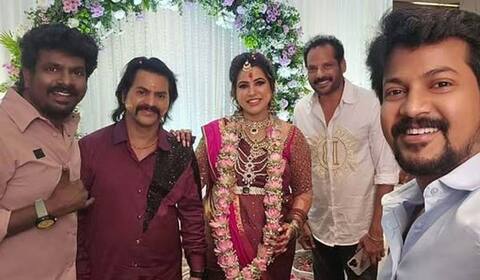 மனைவி சங்கீதாவுக்கு பிரம்மாண்டமாக வளைகாப்பு நடத்திய ரெடின் கிங்ஸ்லி