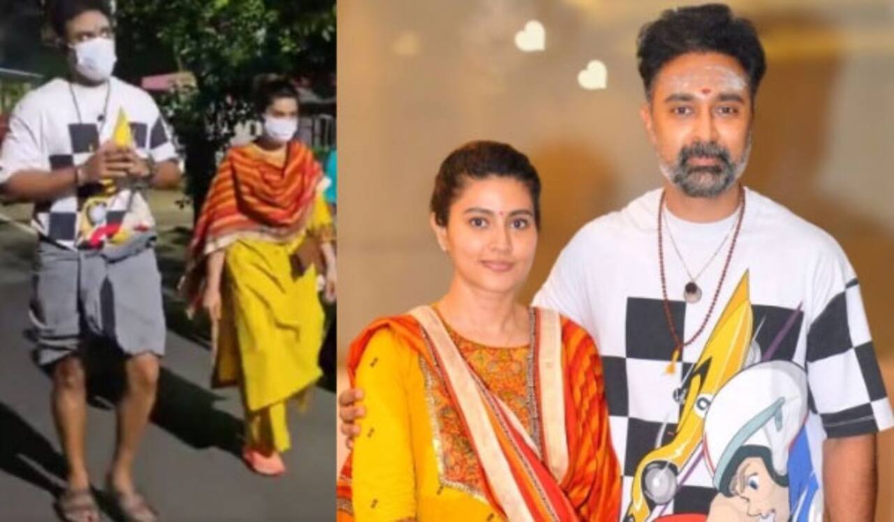 திருவண்ணாமலை கிரிவலம் ; செருப்பு அணிந்து நடந்ததால் சர்ச்சையில் சிக்கிய சினேகா-பிரசன்னா