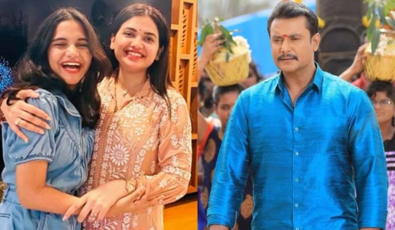 காதலியின் மகள் பிறந்தநாளை விமர்சையாக கொண்டாடிய நடிகர் தர்ஷன்