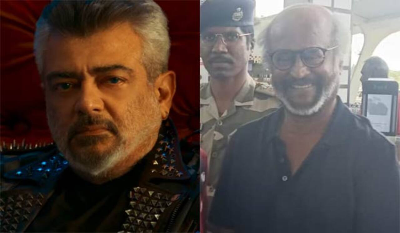 அஜித்தின் குட் பேட் அக்லி  படம் வெற்றி பெற வாழ்த்திய  ரஜினி