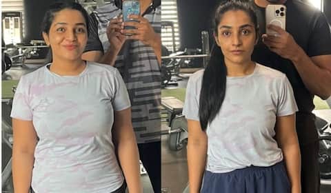 6 மாதத்தில் 15 கிலோ எடை குறைத்த ரஜிஷா விஜயன்