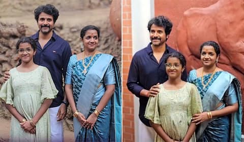 மனைவி , மகளுடன் கீழடி அருங்காட்சியகத்திற்கு சென்ற சிவகார்த்திகேயன்
