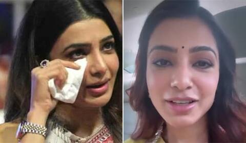 அழவில்லை.... எனது கண்களில் பிரச்சனை : சமந்தா விளக்கம்