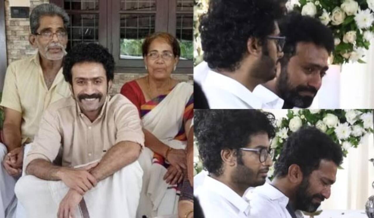 தந்தையின் இறுதிச்சடங்கு.. ஸ்ட்ரெச்சரில் வந்த தாய் ; கதறியழுத வில்லன் நடிகர்