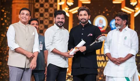 தெலுங்கானா மாநில சினிமா விருதுகள்: நேரில் விருது பெற்ற அல்லு அர்ஜுன்