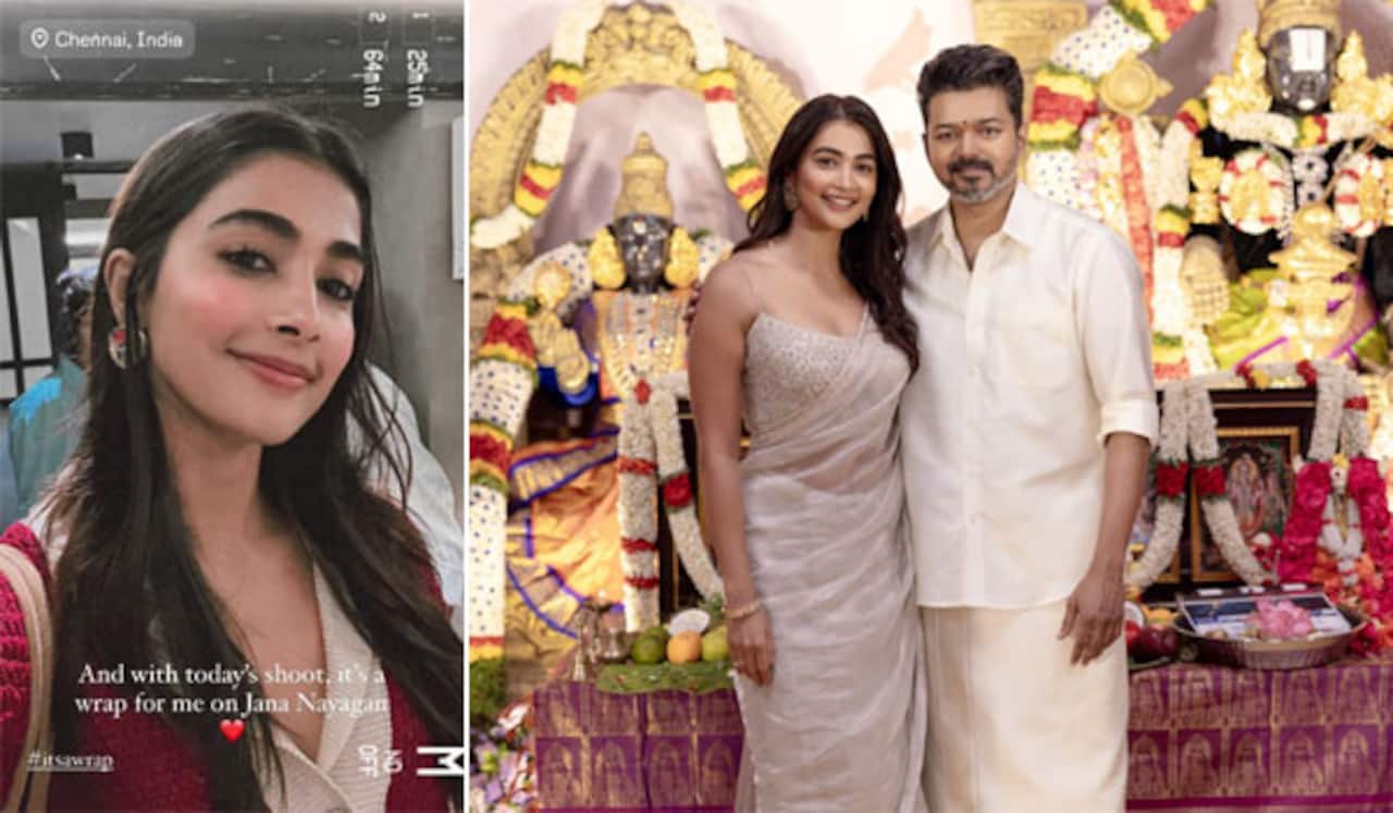 ஜனநாயகன் படத்தில் பூஜா ஹெக்டே படப்பிடிப்பு நிறைவு