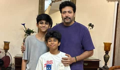 என் குறும்பர்கள் என பதிவிட்ட ரவி மோகன் : சூழ்ச்சி என பதிவிட்ட ஆர்த்தி