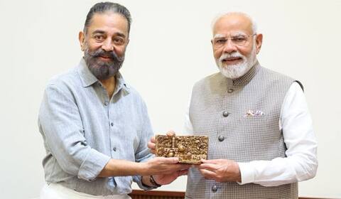பிரதமர் மோடி உடன் நடிகர் கமல் சந்திப்பு : கீழடி பற்றி கோரிக்கை