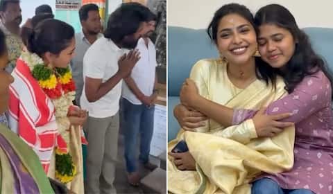 சூரி கிராமத்திற்குச் சென்று அன்பில் நெகிழ்ந்த ஐஸ்வர்ய லெட்சுமி