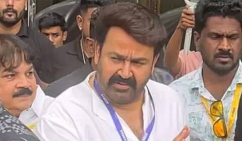 யாரும் சங்கத்தை விட்டு விலகவில்லை : ஓட்டளித்த பின் மோகன்லால் பேட்டி