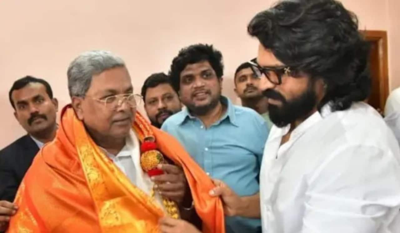 கர்நாடக முதல்வரை சந்தித்த ராம்சரண்