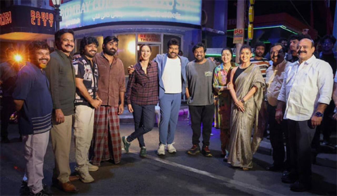 சிரஞ்சீவி - நயன்தாரா படக்குழுவை சந்தித்த விஜய் சேதுபதி படக்குழு