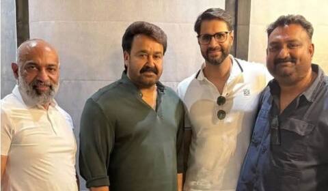 விருஷபா டப்பிங்கை முடித்த மோகன்லால்