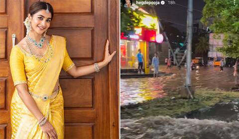 சென்னையில் மழை : படகு சவாரி கேட்ட பூஜா ஹெக்டே