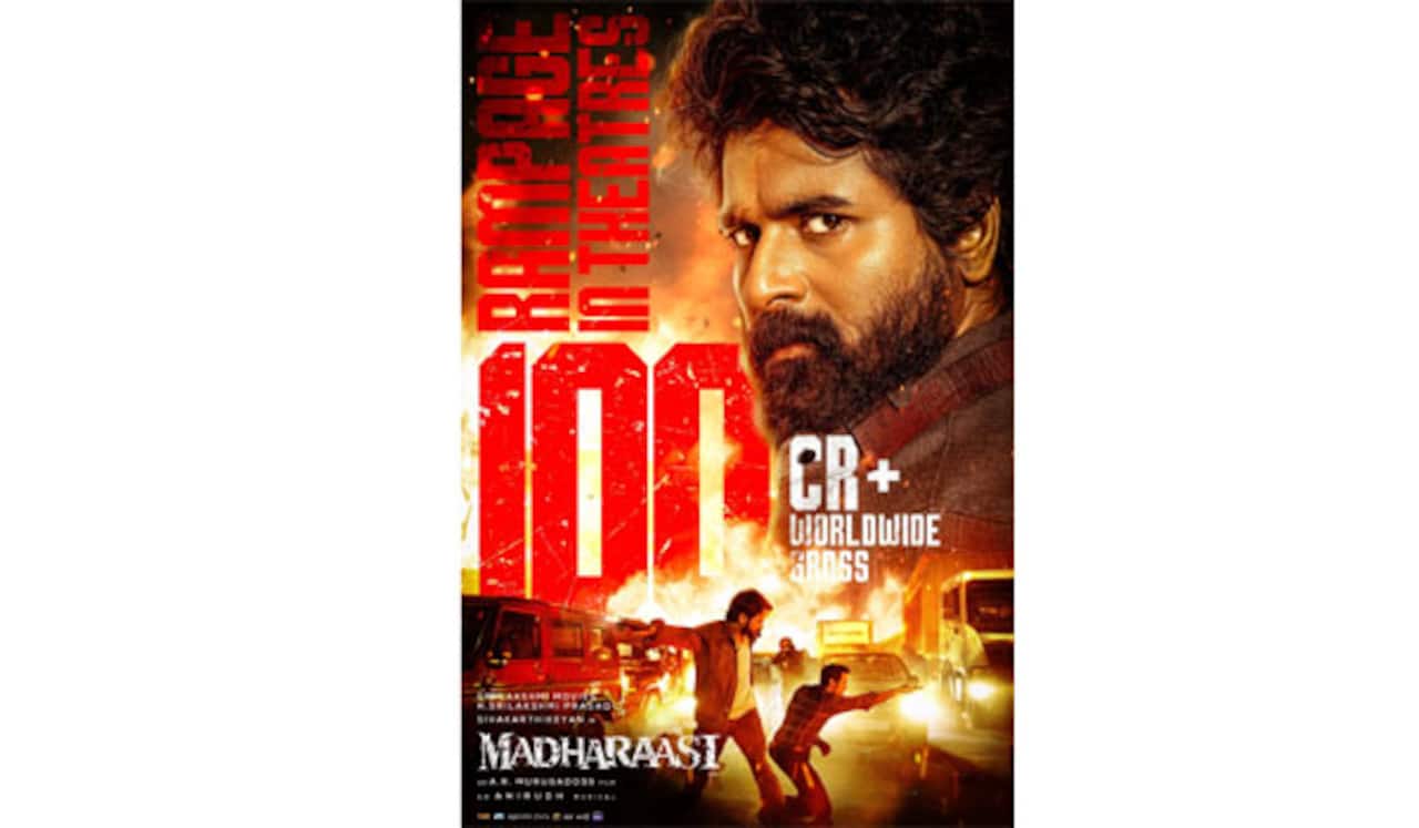 ரூ.100 கோடி வசூலித்த  சிவகார்த்திகேயனின் மதராஸி