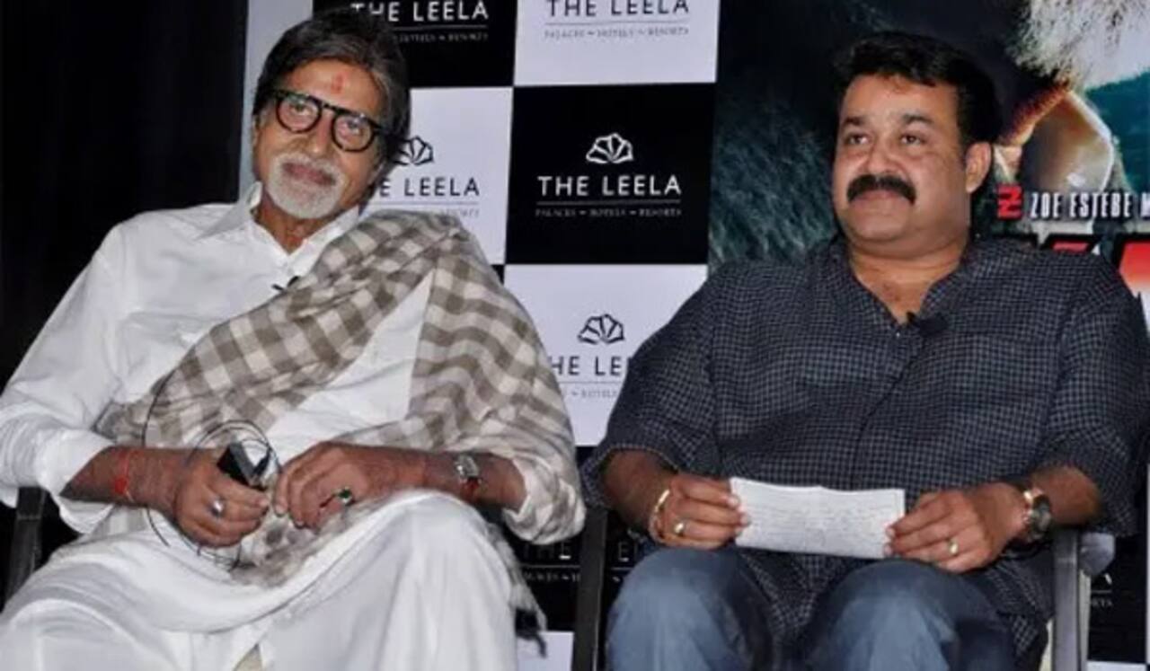 மோகன்லாலுக்கு மலையாளத்தில் வாழ்த்து தெரிவித்த அமிதாப்பச்சன்