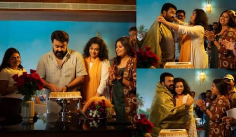 மோகன்லாலுக்கு விருது கிடைத்ததை கொண்டாடிய திரிஷ்யம் படக்குழு