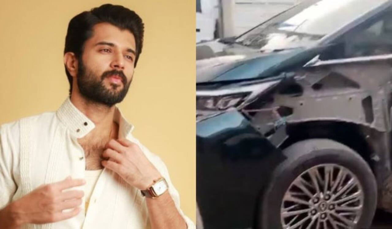 கார் விபத்தில் சிக்கி மயிரிழையில் தப்பிய விஜய் தேவரகொண்டா
