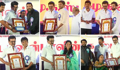 கலைமாமணி விருது பெற்றனர் சாய் பல்லவி, அனிருத், விக்ரம் பிரபு
