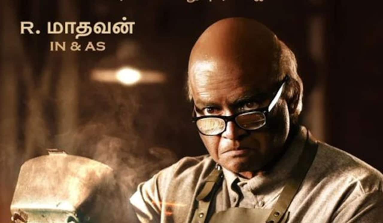 இரண்டரை மணிநேர மேக்கப் ; ஜி.டி.நாயுடுவாக மாதவன் லுக் வெளியீடு
