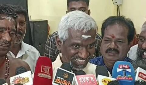 ஆதீன இசைப்புலவர் விருது: இன்ப அதிர்ச்சியில் இசையமைப்பாளர் கார்த்திக் ராஜா