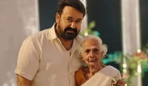 விடாப்பிடியாக நின்று மோகன்லாலை சந்தித்த 80 வயது ரசிகை