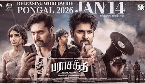 இன்னும் 50 நாள் : பராசக்தி புதிய போஸ்டர் வெளியீடு