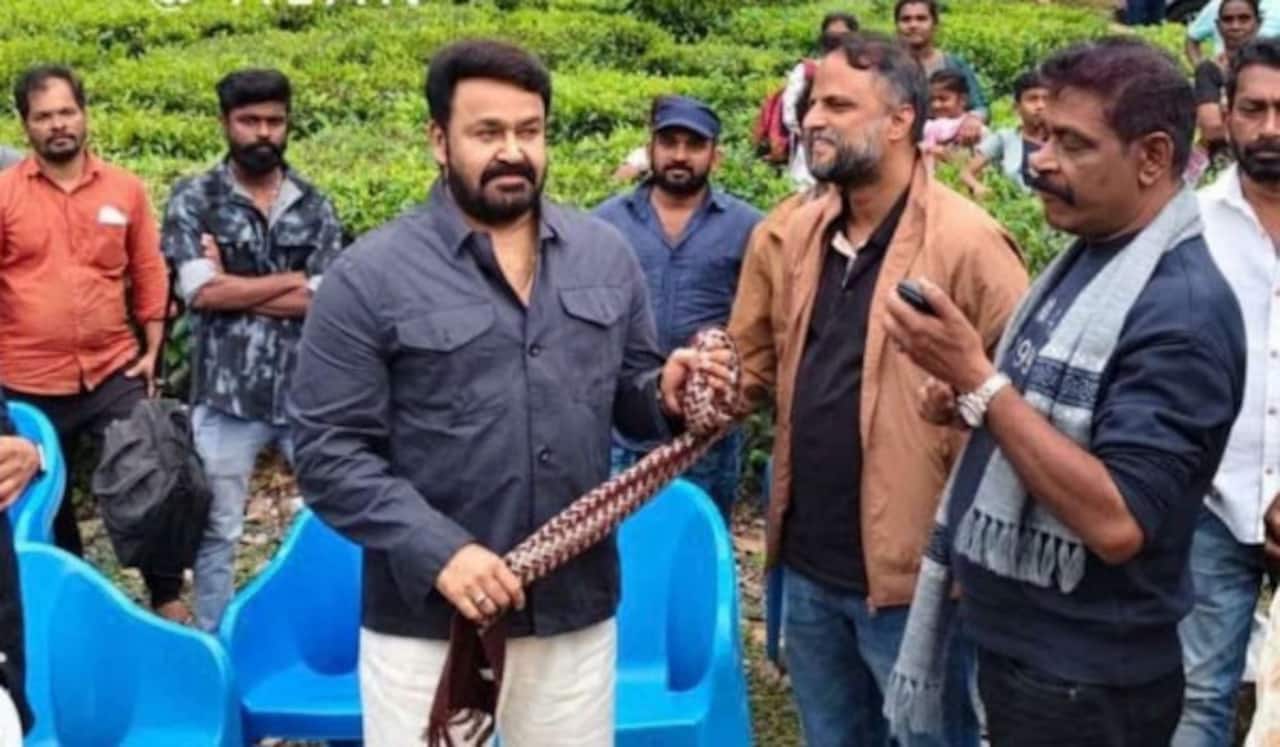 மகள் நடிக்கும் படப்பிடிப்பு தளத்திற்கு விசிட் அடித்த மோகன்லால் ; கெஸ்ட் ரோலில் நடிக்கிறாரா?
