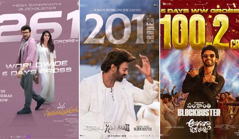 தெலுங்கில் 3 பொங்கல் படங்கள் 100 கோடி வசூல்
