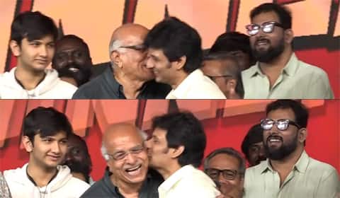 பிஎம்டபுள்யூ கார் கொடுத்தார் ஜீவா : முத்தம் கொடுத்தார் ஆர்.பி.சவுத்ரி