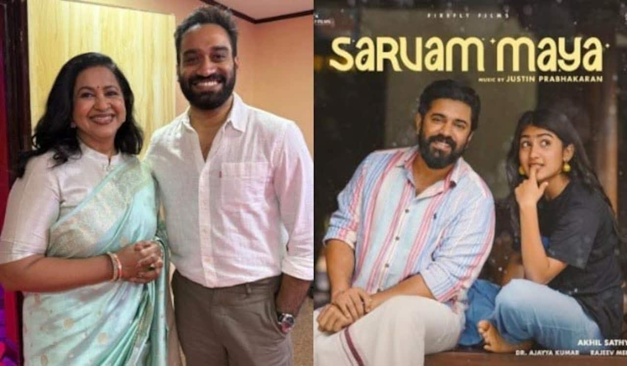 சர்வம் மாயா பட இயக்குனரை நேரில் சந்தித்து பாராட்டிய ராதிகா