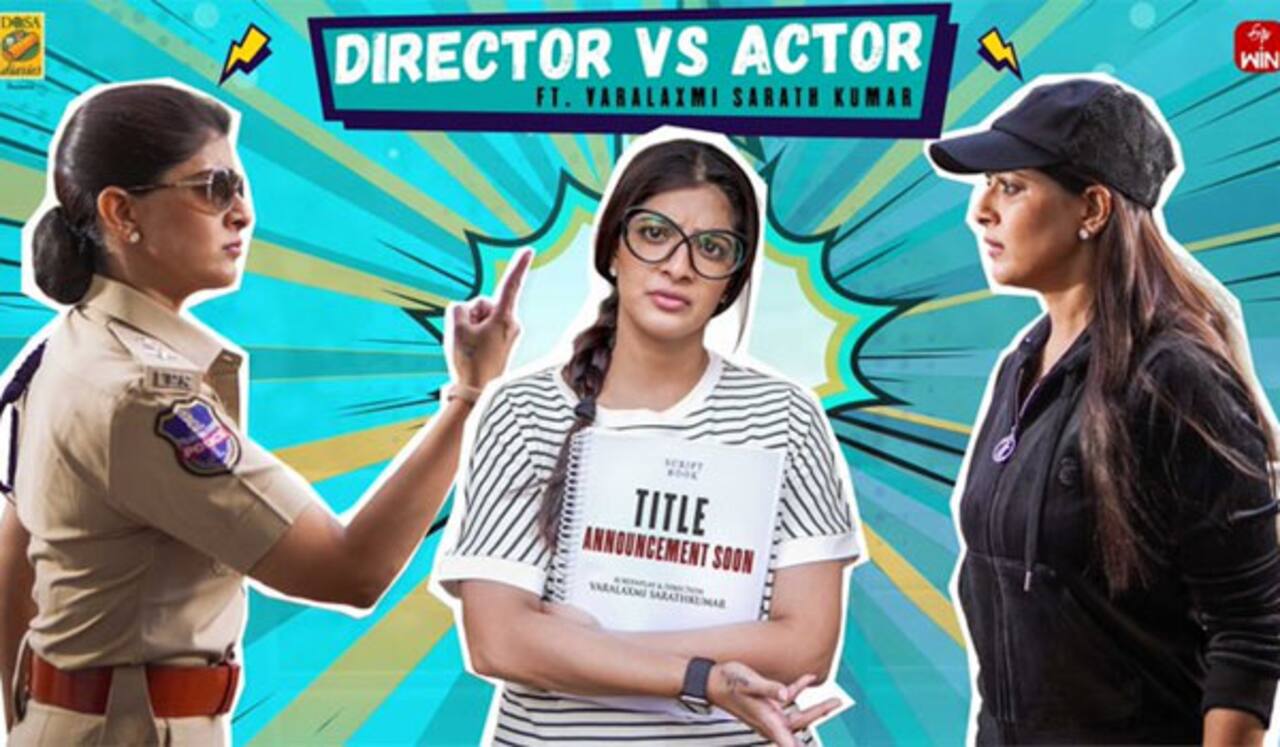 நடிகை Vs  இயக்குனர் : வரலட்சுமி சரத்குமார் வெளியிட்ட வீடியோ