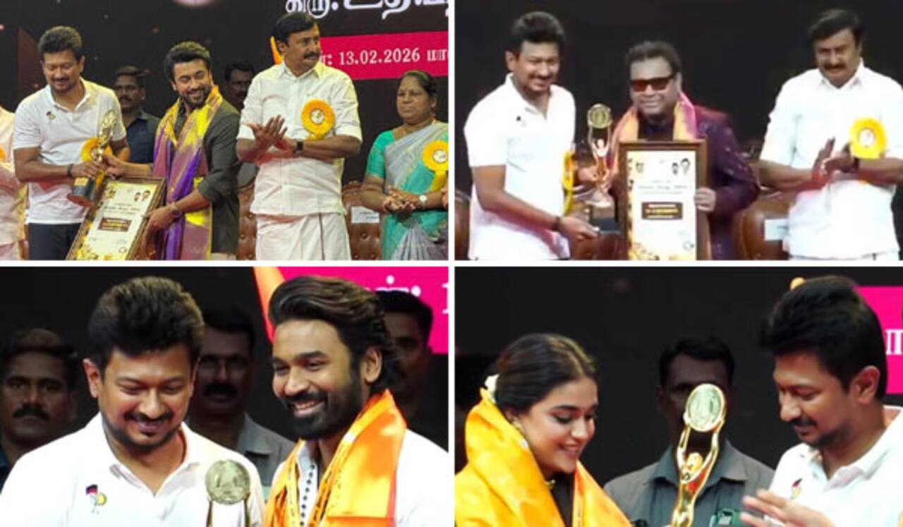 தமிழக அரசு திரைப்பட விருது பெற்ற சூர்யா, தனுஷ், சிவகார்த்திகேயன், ஏஆர் ரஹ்மான், கீர்த்தி சுரேஷ்