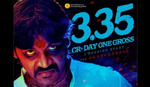 காஞ்சனா ரீரிலீஸ் : முதல் நாளில் 3 கோடி வசூல்