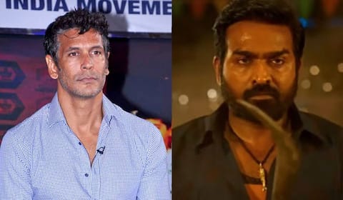 விஜய்சேதுபதி குறித்து சிலாகிக்கும் பாலிவுட் நடிகர் மிலிந்த் சோமன்
