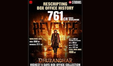 4 நாட்களில் 761 கோடி வசூலித்த துரந்தர் 2