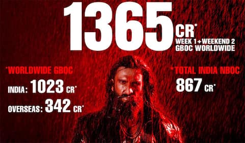 இந்தியாவில் 1000 கோடி வசூலைக் கடந்த துரந்தர் 2