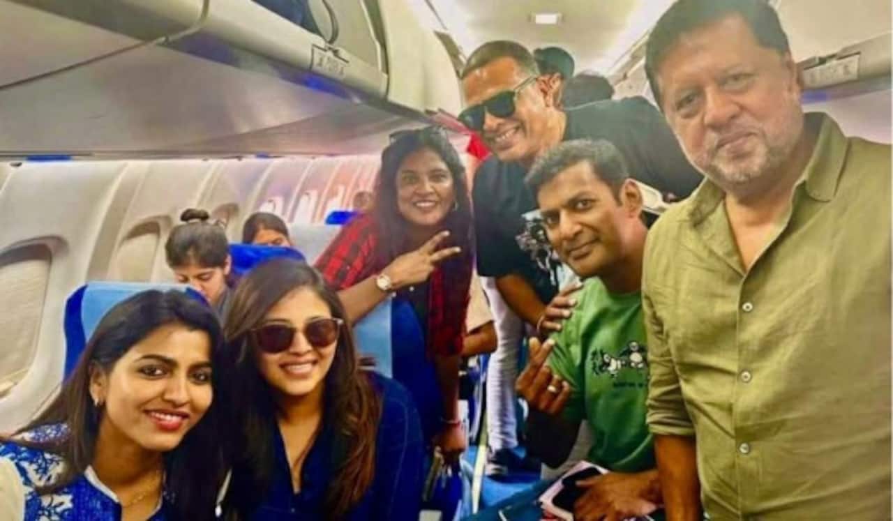 மகுடம் படப்பிடிப்பில் விஷாலுக்கு உறுதுணையாக சாய் தன்ஷிகா