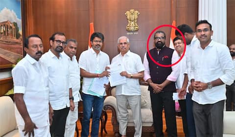 கவர்னர் சந்திப்பில் ஜனநாயகன் தயாரிப்பாளர் : விஜய் நோக்கி எழும் கேள்வி