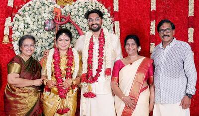 லவ் டுடே நடிகை ரவீனா ரவி திருமணம்; மலையாள இயக்குனர் தேவனை கரம்பிடித்தார்