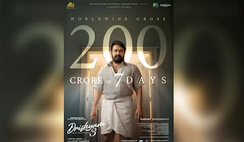 ஒரே வாரத்தில் ரூ.200 கோடி வசூலித்த ‛திரிஷ்யம் 3