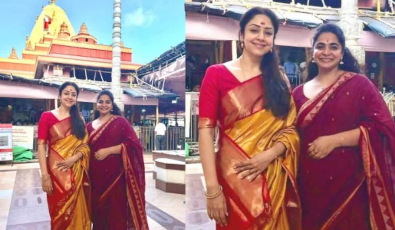 ‛சிஸ்டம் பட வெற்றிக்காக மும்பை மகாலட்சுமி கோவிலுக்கு சென்று நன்றி செலுத்திய ஜோதிகா