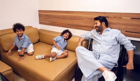 நயன்தாரா குழந்தைகளுடன் பேசி மகிழ்ந்த மம்முட்டி