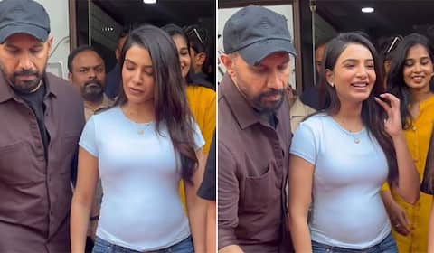 கர்ப்பம் குறித்த வதந்திகளை தூண்டிய சமந்தாவின் தோற்றம்!
